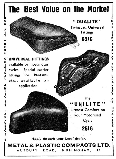 MPC Motor Cycle Seats                                            