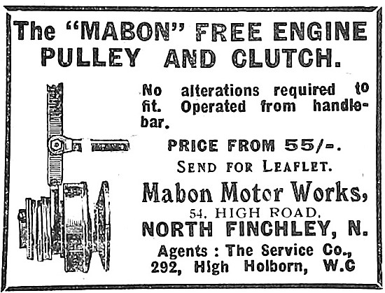 Mabon Gear - Mabon Free Engine Pulley & Clutch                   