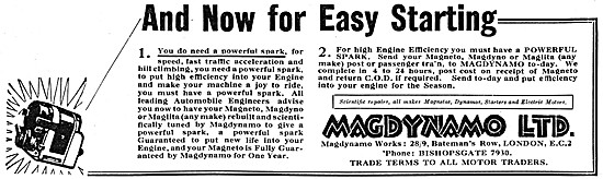 Magdynamo Magnetos                                               