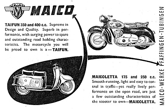 Maico Motor Scooters - Maico Taifun                              