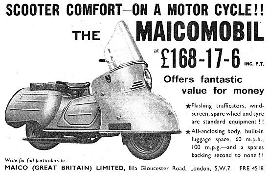 1961 Maico Maicomobil                                            