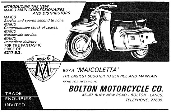 Maico Motor Scooters - Maicoletta                                