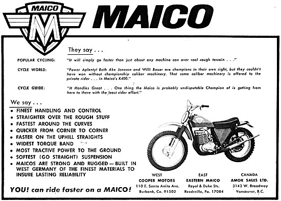 1971 Maico K400 Moto Cross                                       