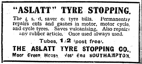 Aslatt Tyre Stopping Repair Kits                                 