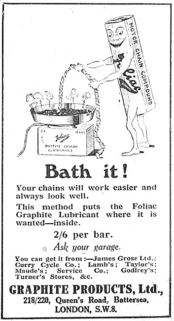 Foliac Graphite Motorcycle Chain Lubricant                       