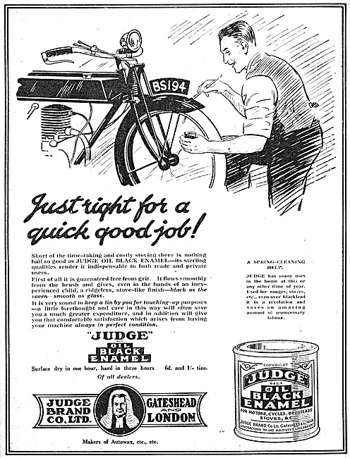 Judge Oil Black Enamel Paint                                     