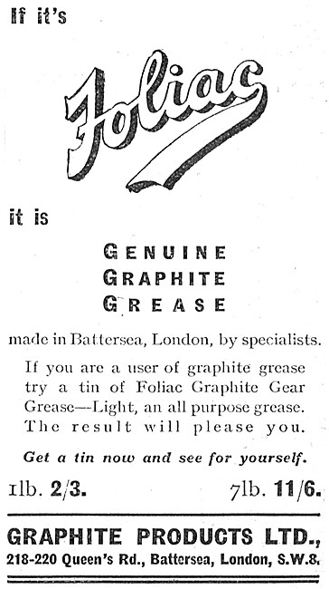 Foliac Graphite Grease                                           