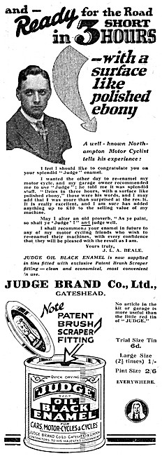 Judge Oil Black Enamel Paint                                     