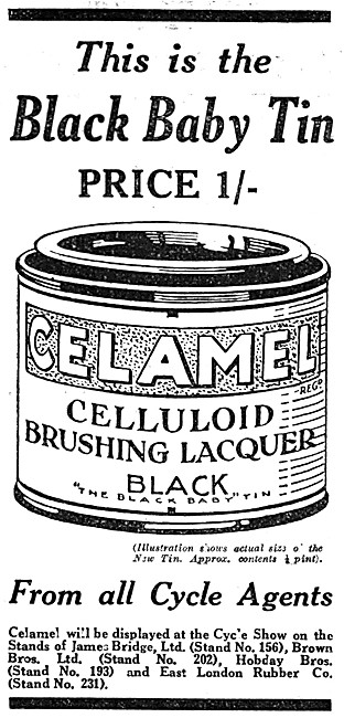 Celamel Celluloid Brushing Lacquer                               