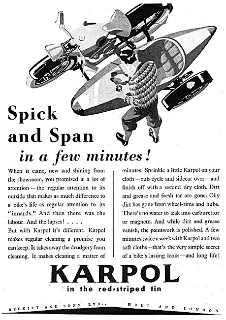 Karpol Paint Cleaner & Polish 1930                               