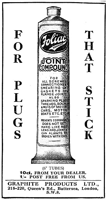 Foliac Jointing Compound For Pl;ugs That Stick                   