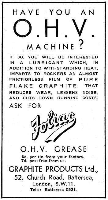 Foliac Flake Graphite OHV Lubricant                              