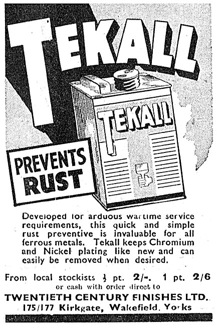 Tekall Rust Preventer 1946                                       