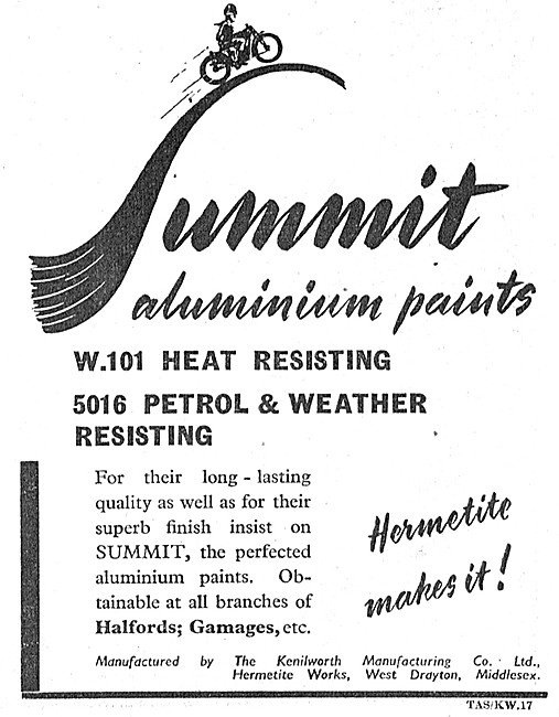 Summit W.101 Heat Resisting Paint - Summit 5016 Petrol Resisting 