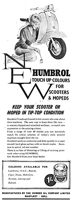 Humbrol Touch Up Paints                                          