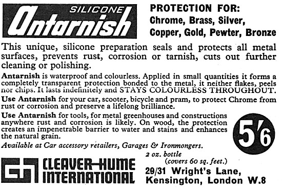 Cleaver-Hume Antarnish Silicone Anti-Corrosion Compound          