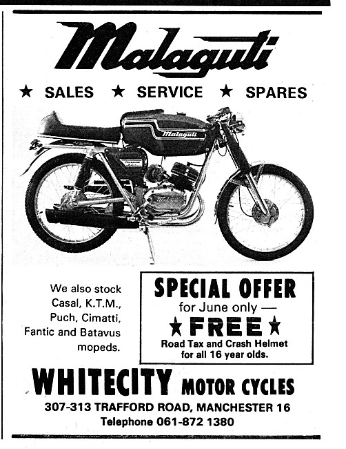 1975 Malaguti Motor Cycles                                       