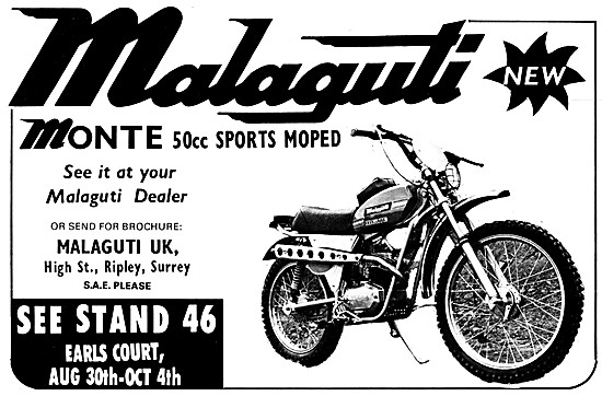 Malaguti Monte 50cc Sports Moped                                 