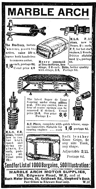 Marble Arch Motor Cycle Parts & Accessories                      