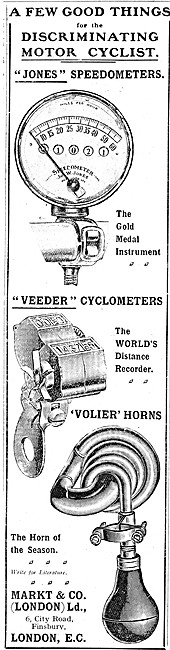 Jones Speedomoter - Volier Horns                                 
