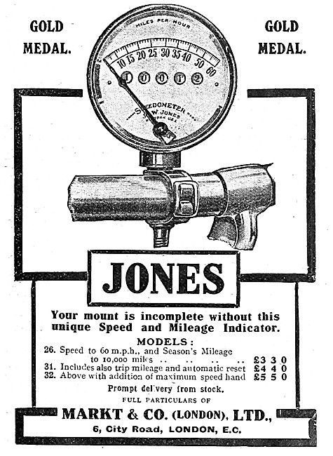 Markt - Jones Speed & Mileage Indicator                          