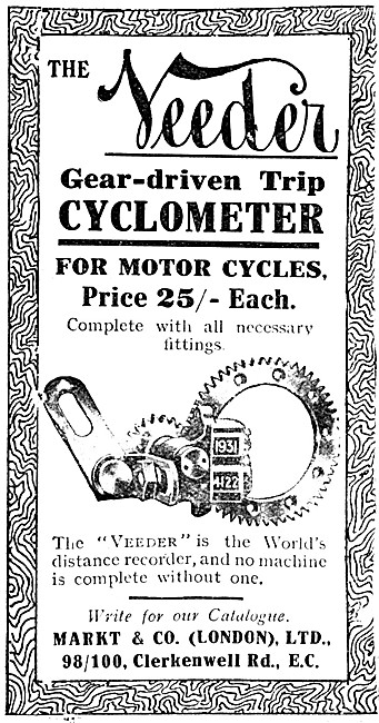 Jones Gear-Driven Trip Cyclometer                                