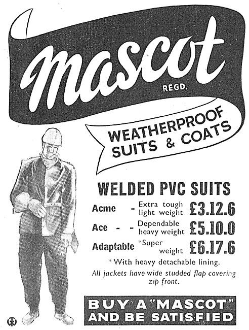 Mascot Ace Welded PVC Motor Cyclists Suits - Mascot Acme         