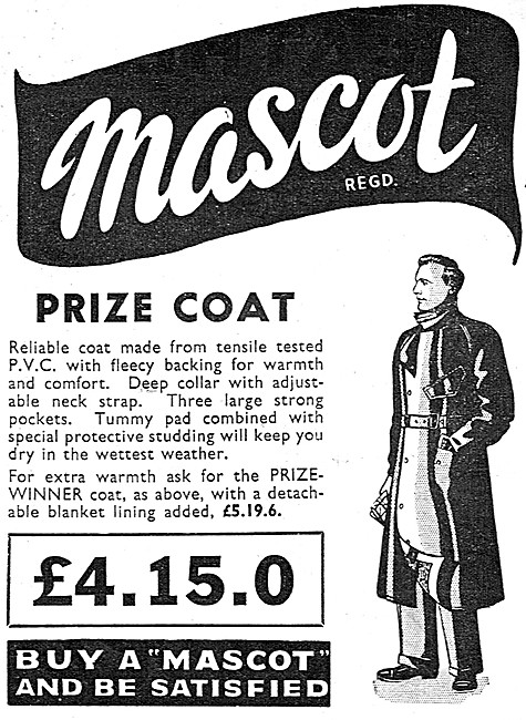 Mascot Prize Motor Cycle Coat                                    