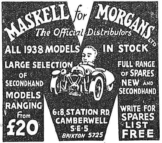 Maskell Three Wheeler & Motor Cycle Sales. 6 Station St, Camberwe