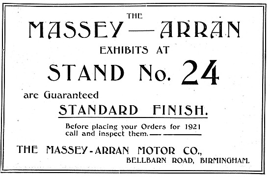 Massey-Arran Motor Cycles                                        