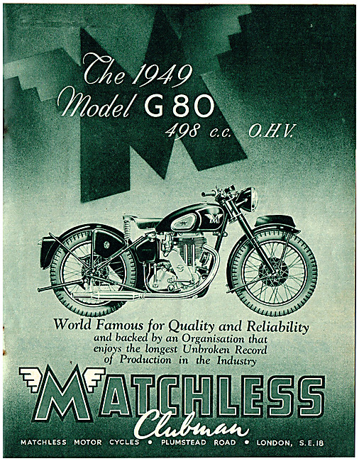 Matchless G 80 498 cc                                            