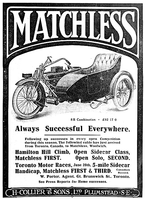 1914 Matchless 8B Combination                                    