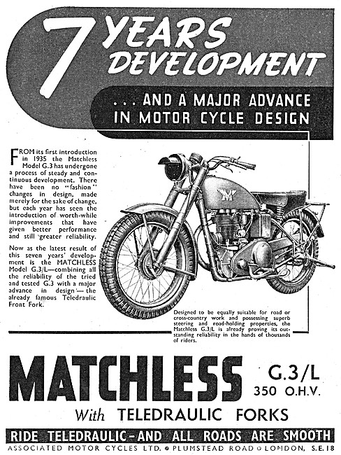 Matchless G.3/L 350cc - Despatch Rider - AMC Motorcycles         