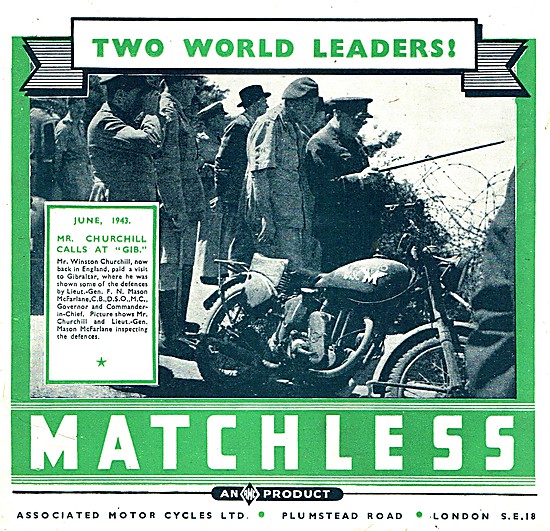 Matchless Motor Cycles - Associated Motor Cycles - AMC  1943     