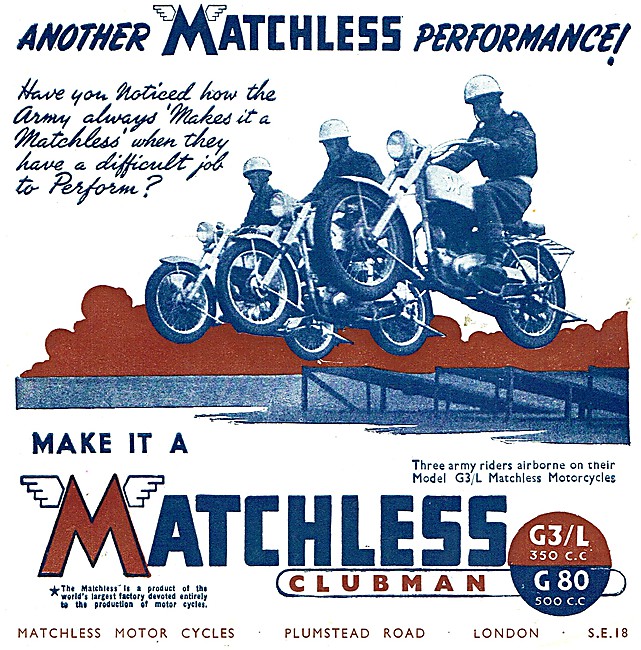 1946 Matchless Clubman G3/L 350 - Matchless G.80 - AMC Motor Cycl