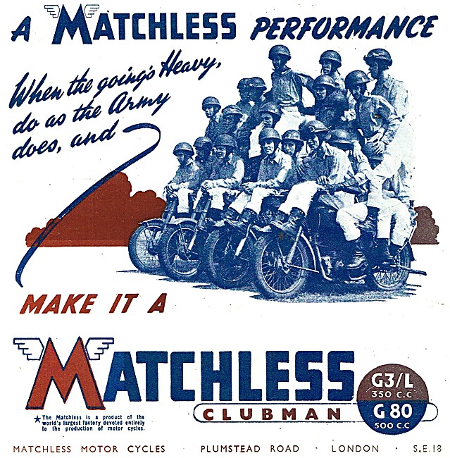 1946 Matchless G3 - Matchless G80                                