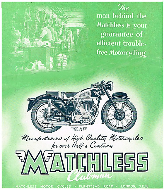 1950 Matchless G80S                                              