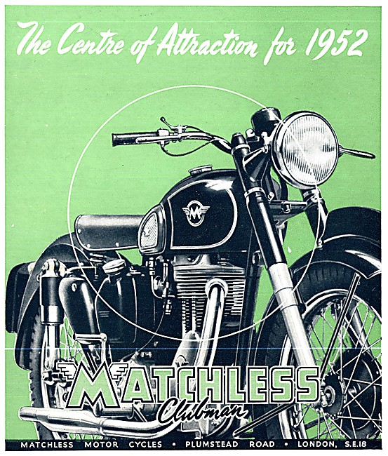 Matchless Clubman Singles 1951                                   