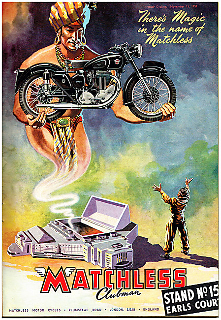 Matchless Motor Cycles 1951                                      
