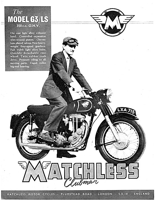 1957 Matchless G3/LS 350 cc                                      
