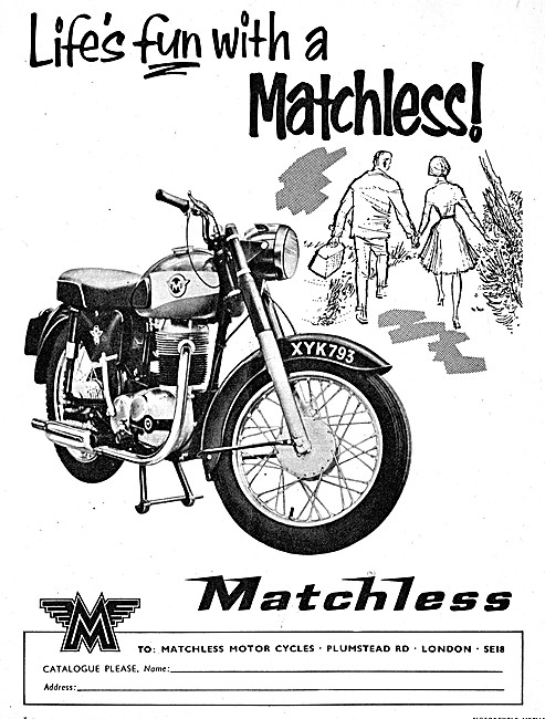 Matchless Four Stroke Singles 1962                               