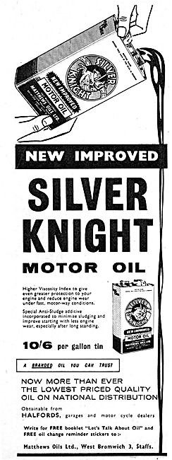 Silver Knight Motor Oil                                          
