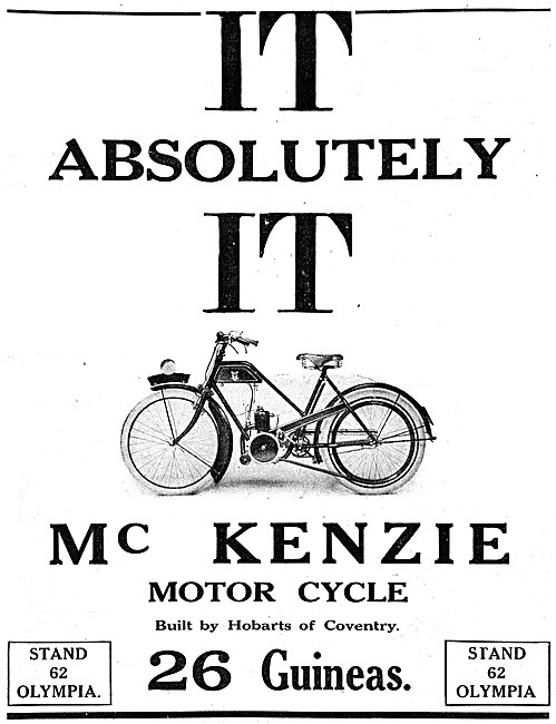1921 Mc Kenzie Motor Cycle - Mc Kenzie Hobart                    