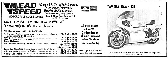 Mead Speed Motor Cycle Accessories                               