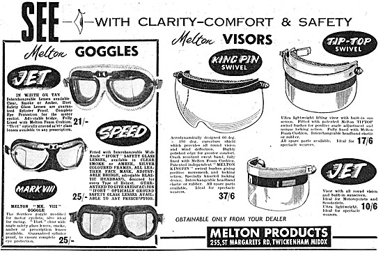 Melton Helmet Visors                                             