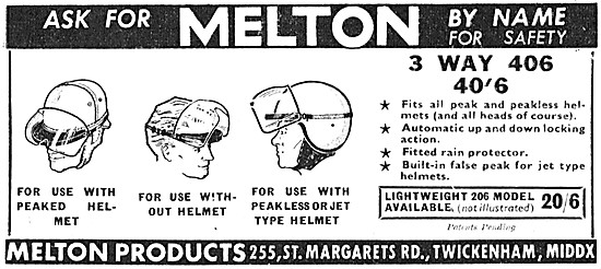 Melton Helmet Visors                                             