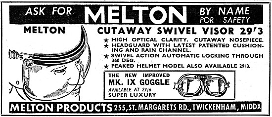 Melton Cutaway Swivel Visors - Melton Mk.IX Goggles              