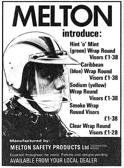 Melton Mootorcycle Helmet Visors                                 