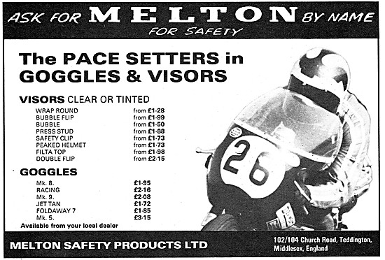 Melton Goggles & Visors                                          