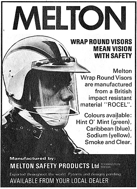 Melton Wrap Round Helmet Visors                                  